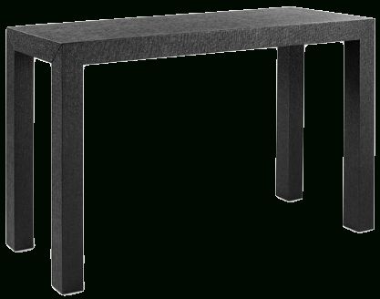 Parsons Console Table | Black | Decorist Inside Smoke Gray Wood Console Tables (View 12 of 20)