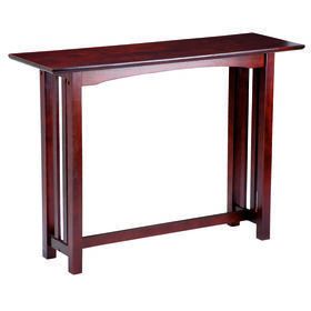 Picture Of Dark Walnut Mission Sofa Accent Table | Table, Accent Table Intended For Dark Walnut Console Tables (View 18 of 20)