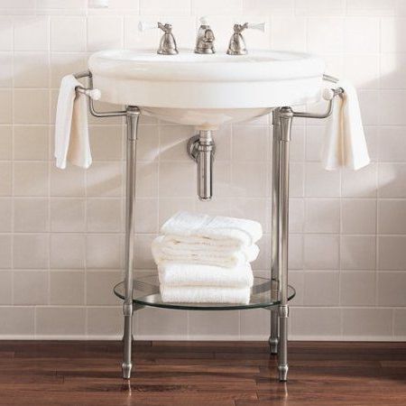 Pin On House: Bathroom Solutions Intended For Polished Chrome Round Console Tables (View 13 of 20)