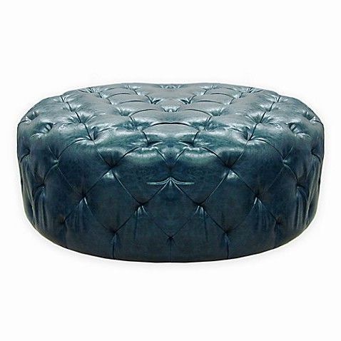 Pin On Living Intended For Pouf Textured Blue Round Pouf Ottomans (View 3 of 20)
