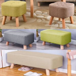 Pouffe Foot Stool Footstool Ottoman Bench Seat Dressing Makeup Vanity With Regard To Lack Faux Fur Round Accent Stools With Storage (View 3 of 20)