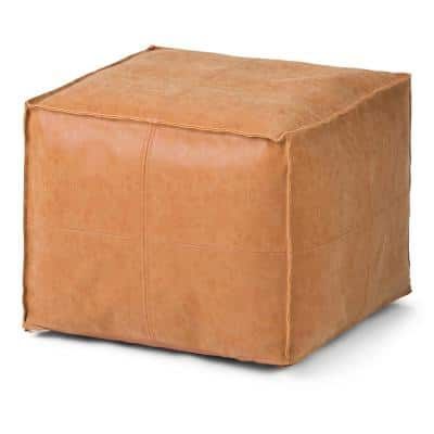 Poufs – Living Room Furniture – The Home Depot For Natural Solid Cylinder Pouf Ottomans (View 13 of 20)