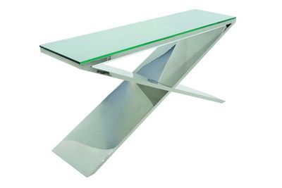 Prague Console Table In Stainless Steelnuevo – Hgta635 – Treomodern Regarding Stainless Steel Console Tables (View 14 of 20)