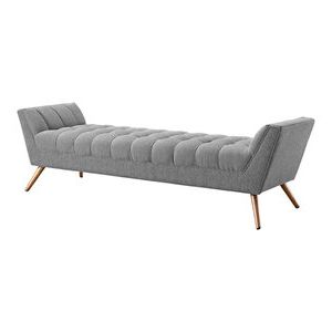 Province Vintage French X Brace Upholstered Fabric Bench, Navy Within Navy Velvet Fabric Benches (View 6 of 20)