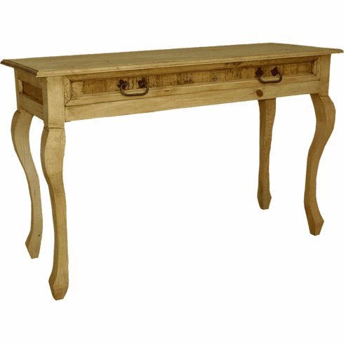 Puebla Pine Wood Sofa Table For Wood Console Tables (View 7 of 20)