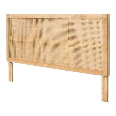 Raffles Queen Headboard, Natural & Rattan 2 | Freedom Furniture, Soft With Natural Woven Banana Console Tables (View 13 of 20)