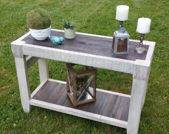 Reclaimed Wood Console Table The Seattle Classic Intended For Barnwood Console Tables (View 4 of 20)