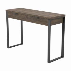 Rectangular Sofa Table Aged Walnut | Quality Furniture At Affordable In Walnut And Gold Rectangular Console Tables (View 3 of 20)
