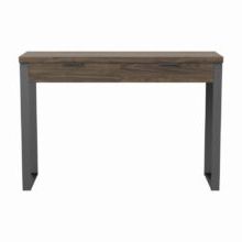 Rectangular Sofa Table Aged Walnut | Quality Furniture At Affordable Within Walnut And Gold Rectangular Console Tables (View 6 of 20)