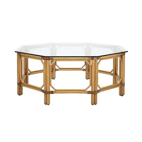 Regeant Rattan Octagonal Coffee Table In Three Colors For Sale Within Octagon Console Tables (View 18 of 20)