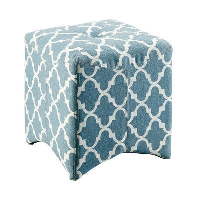 Ririe Tufted Cube Ottoman | Upholstered Ottoman, Cube Ottoman, Pouf Ottoman With Regard To Solid Cuboid Pouf Ottomans (View 12 of 20)