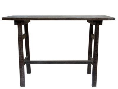 Rustic Console Table Black #table #homeoffice #designerfurniture # In Rustic Oak And Black Console Tables (View 16 of 20)