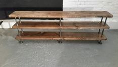 Rustic Media Console Table (View 12 of 20)