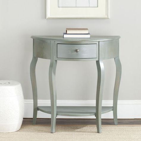 Safavieh Danielle Washed Console Table & Reviews | Wayfair | Small With Gray Wash Console Tables (View 6 of 20)