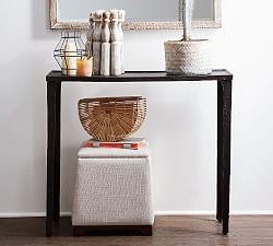 Samantha Smart Technology Console Table, Seadrift | Pottery Barn With Regard To Matte Black Console Tables (View 18 of 20)