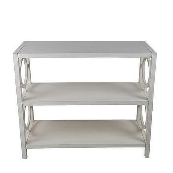 Save On The Woodbridge Lustrous White Console Table At Smartbargains With Marble And White Console Tables (View 14 of 20)