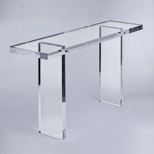 Shinto Console Table – Plexi Craft Signature Collection | Console Table With Regard To Clear Console Tables (View 2 of 20)