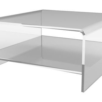 Shop Acrylic Sofa Table On Wanelo Regarding Square Console Tables (View 4 of 20)