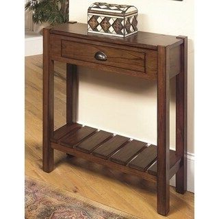 Shop Copper Grove Camellia Small Solid Wood Console Table – Free Regarding Wood Console Tables (Gallery 19 of 20)