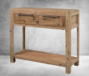 Slim Hallway Console Table Entryway Vintage Rustic Furniture Narrow 2 With Regard To Rustic Barnside Console Tables (View 7 of 20)