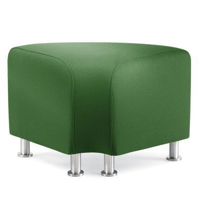 Steelcase Turnstone Alight Corner Ottoman Upholstery: Buzz2 – Grey, Leg In Textured Gray Cuboid Pouf Ottomans (View 3 of 20)