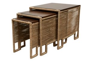 Tables And Desks | Harbinger Pertaining To Oval Corn Straw Rope Console Tables (View 15 of 20)