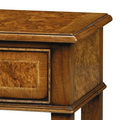 Three Drawer Console Table Walnut Amc295 – Robson Furniture Within Walnut Console Tables (View 9 of 20)