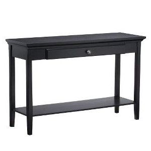 Threshold Avington Console Table – Black | Console Table, Black Console Inside Caviar Black Console Tables (View 17 of 20)
