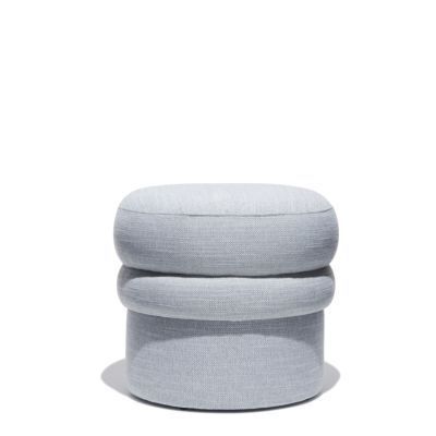 Topping Ottoman In 2020 | Ottoman, Fabric Ottoman, Accent Pieces Intended For Light Gray Velvet Fabric Accent Ottomans (View 12 of 20)