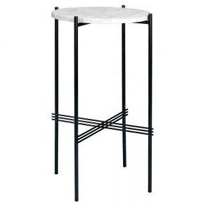 Ts Round Console Table – White Marble, Black | Console Table, Side Regarding White Marble Console Tables (View 11 of 20)
