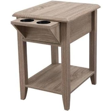 United Furniture 1 Shelf Chairside Table | Chair Side Table, Storage For 1 Shelf Square Console Tables (View 5 of 20)