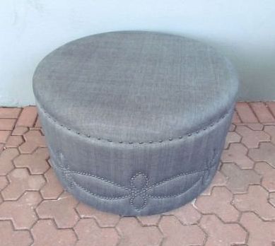 Urban Grey Ottoman From Redinfred | Unique Items Products, Grey Ottoman Throughout Gray Fabric Round Modern Ottomans With Rope Trim (View 12 of 20)