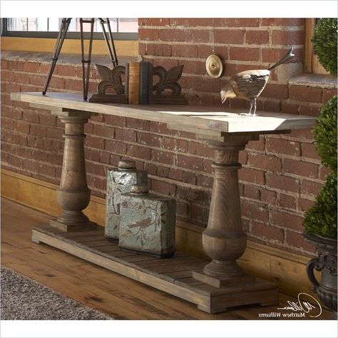 Uttermost Stratford Rustic Console Table In Stony Gray Wash (with In Gray Wash Console Tables (View 9 of 20)