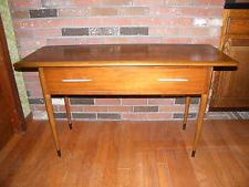 Vintage Mid Century Lane Acclaim Sofa Console Hall Table Danish Modern For Vintage Coal Console Tables (View 9 of 20)