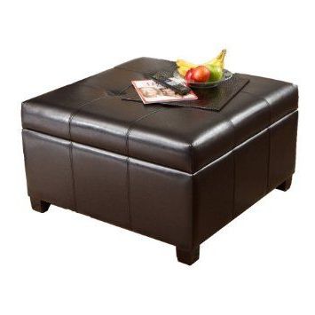 We Have Leather Cube Ottomans But I Would Love A Storage Ottoman For Stripe Black And White Square Cube Ottomans (View 8 of 20)