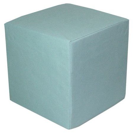 Weather Resistant Cube Ottoman. Product: Ottoman Construction Material Intended For Orange Fabric Modern Cube Ottomans (Gallery 20 of 20)