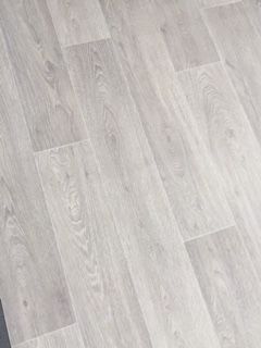 Whitewashed Floorboards (vinyl Sheet) | Grey Floorboards, Vinyl Sheet Intended For Gray And White Fabric Ottomans With Wooden Base (View 15 of 20)