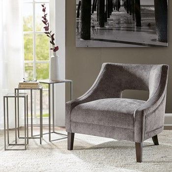 Whitney Accent Chair | Furniture, Accent Chairs, Furniture Chair With Regard To Satin Gray Wood Accent Stools (View 12 of 20)