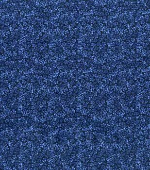Wide Quilt Fabric 108'' Dark Blue Packed Floral In 2020 | Cotton Inside Dark Blue Fabric Banded Ottomans (View 5 of 20)