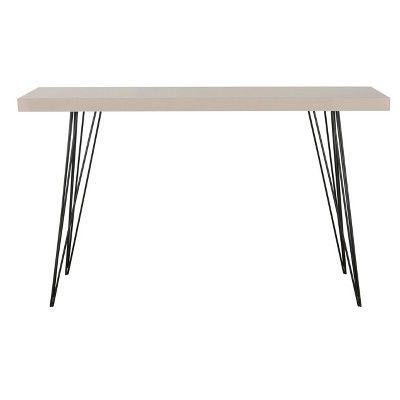 Wolcott Console Table – Beige – Safavieh | Console Table, Gray Console Regarding Modern Console Tables (View 15 of 20)