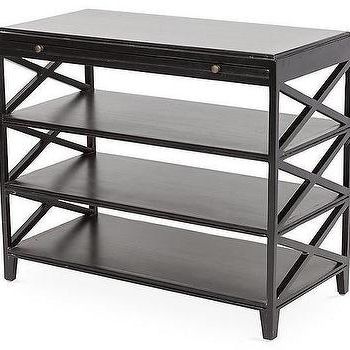 Zarina Metal Bin Grey Console Table With Regard To Gray Wood Black Steel Console Tables (View 17 of 20)