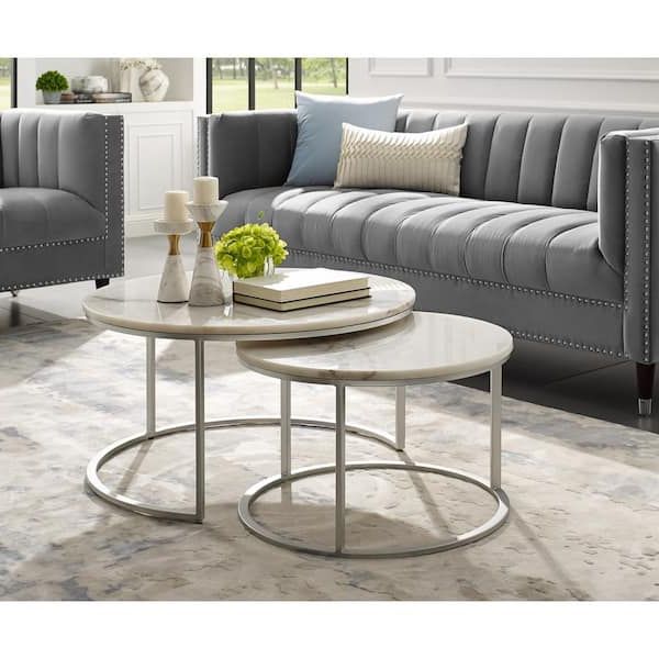 2019 2 Piece Coffee Tables Inside Inspired Home Marley 2 Piece 31 In (View 16 of 20)