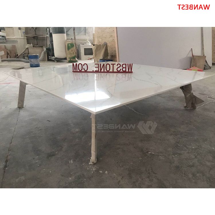 Acrylic Solid Surface Stainless Steel Coffee Table  Malaysia In Well Known Stainless Steel And Acrylic Coffee Tables (View 17 of 20)