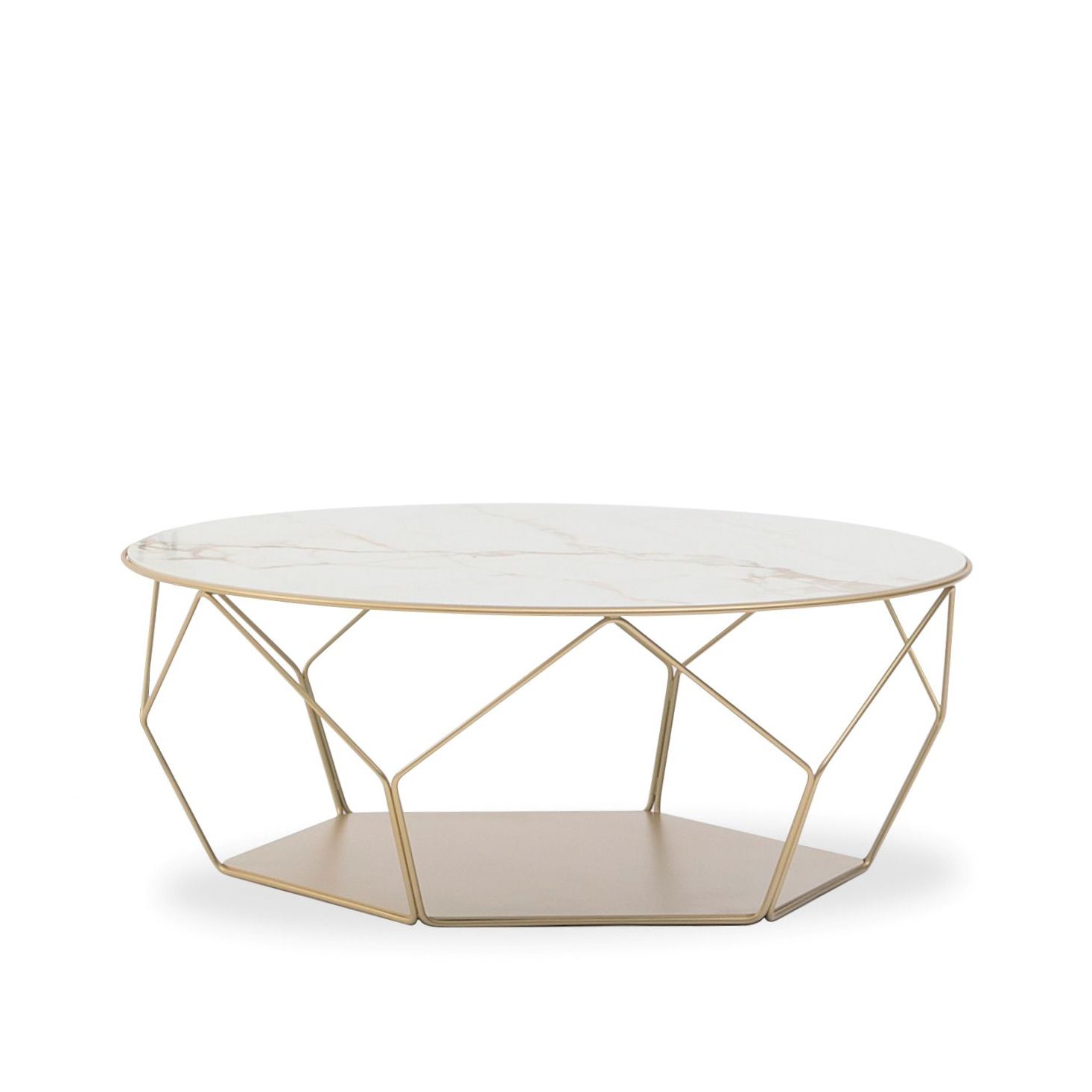 Arbor 97 – Bonaldo Coffee Table With Metal Base, Ø 97 Cm, Wide Range Of  Colours And Finishes Available (View 17 of 20)