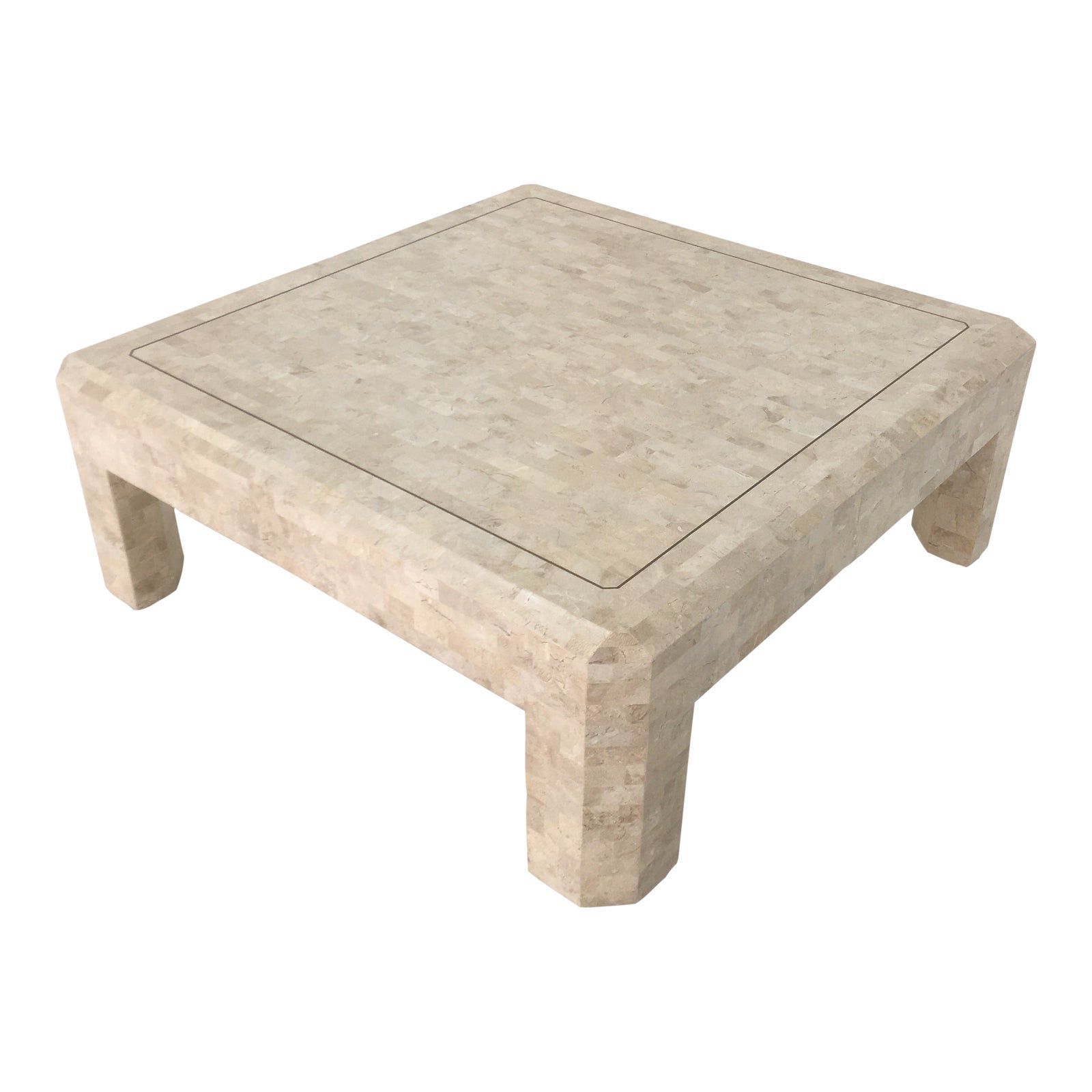 Art Deco Maitland Smith Tessellated Stone Coffee Table (View 8 of 20)