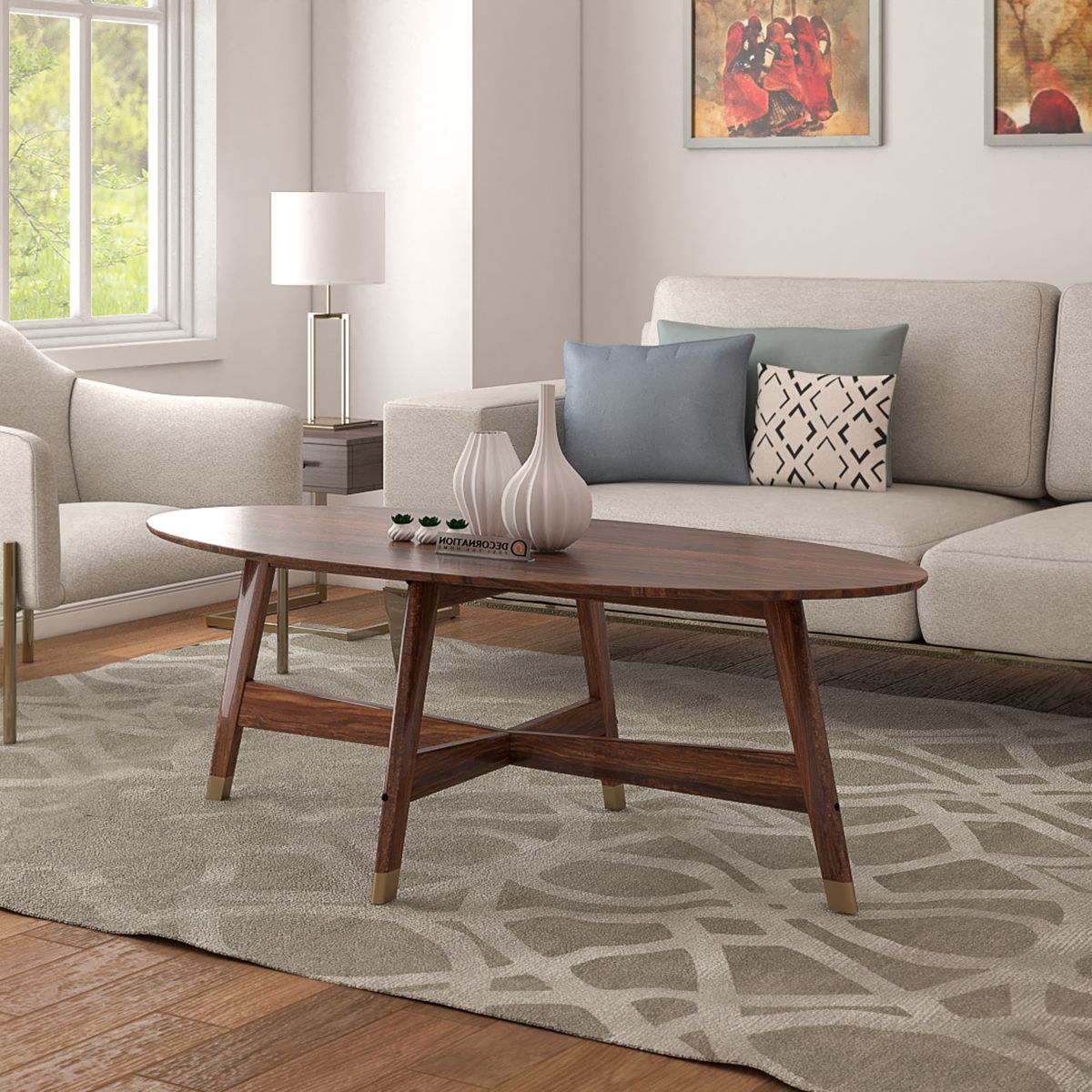Birmingham Solid Wood Coffee Table – Natural Finish – Decornation With Regard To Famous Natural Stained Wood Coffee Tables (View 16 of 20)