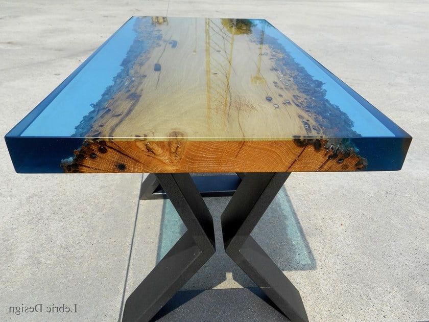 Briccola Wood And Resin Coffee Table Muranoantico Trentino Within Favorite Resin Coffee Tables (View 13 of 20)