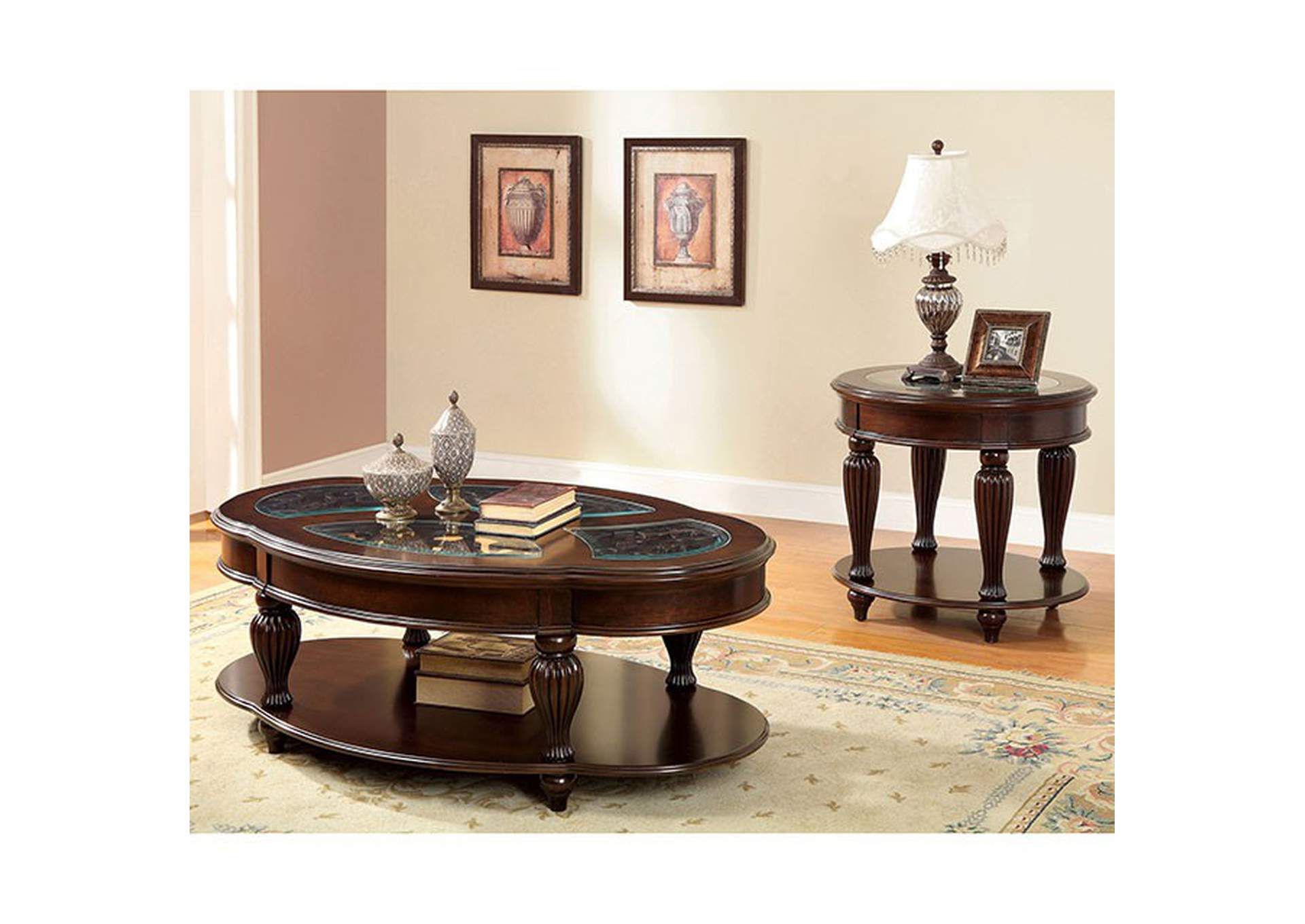 Current Dark Cherry Coffee Tables Pertaining To Centinel Dark Cherry Coffee Table Vip Furniture Outlet – Upper Darby, Pa (View 14 of 20)