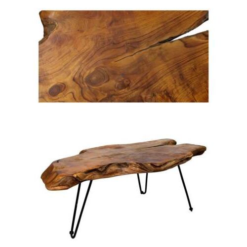 Ebay Within Widely Used Natural Stained Wood Coffee Tables (View 8 of 20)