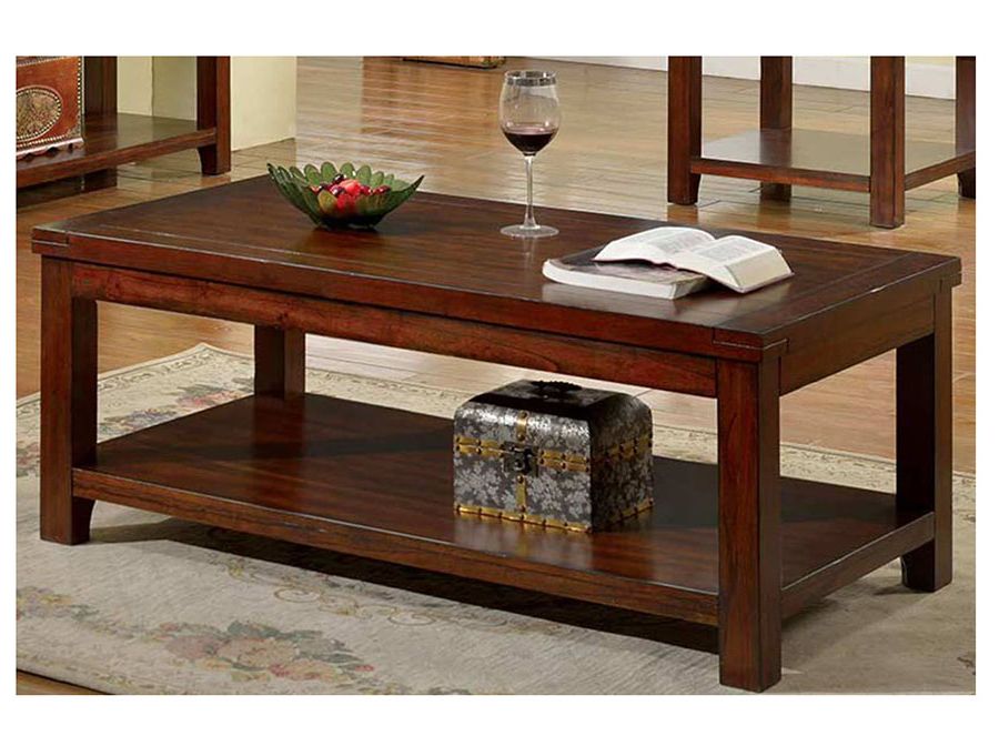 Estell Dark Cherry Coffee Table – Shop For Affordable Home Furniture,  Decor, Outdoors And More Inside Fashionable Dark Cherry Coffee Tables (View 16 of 20)